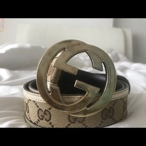 Gucci GG Supreme belt